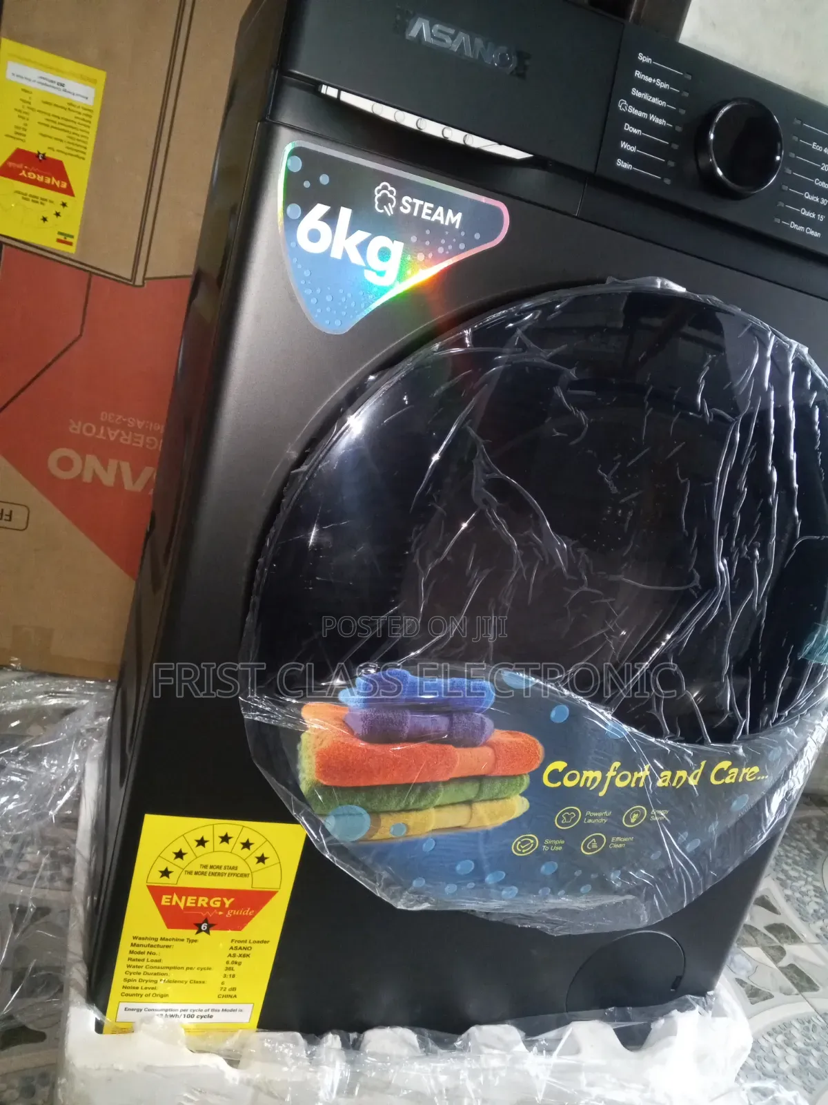 ASANO 6KG FRONT LOAD Washing Machine Solid Washing Machine