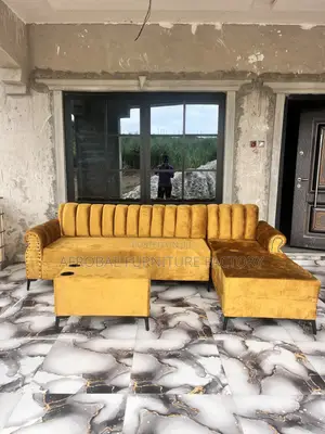 Afro Ascent Sectional Royal Sofa