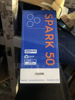 New Tecno Spark 50 128 GB Black