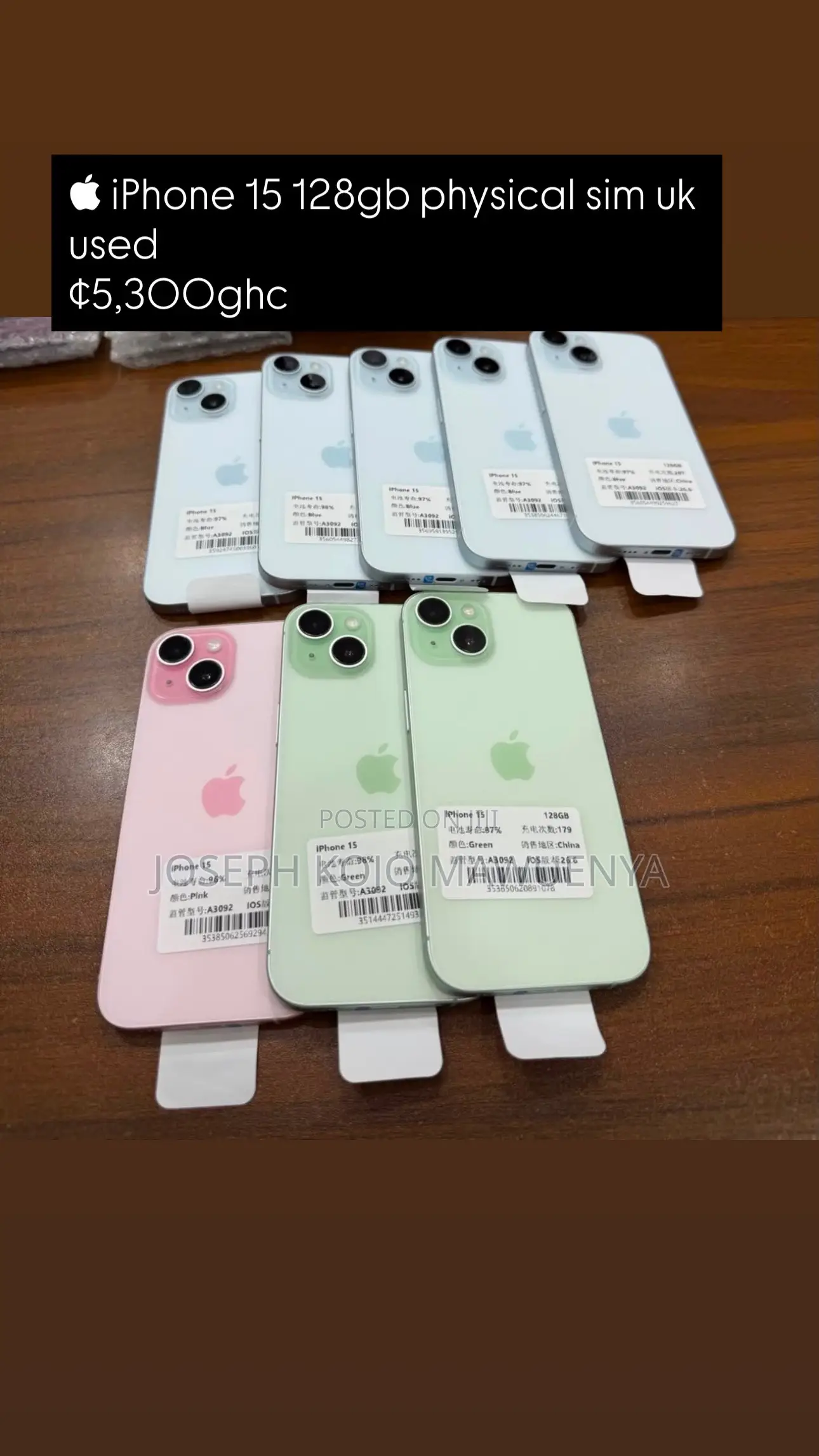Apple iPhone 15 128 GB