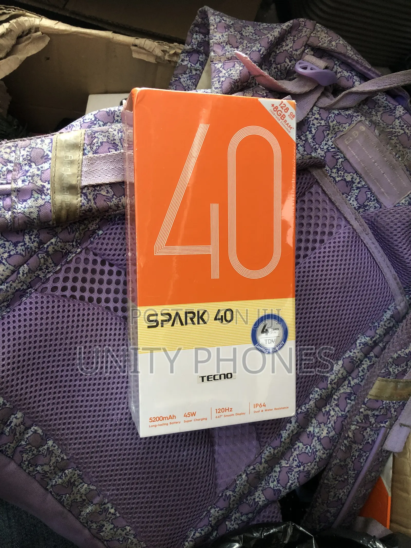 New Tecno Spark 40 128 GB Blue