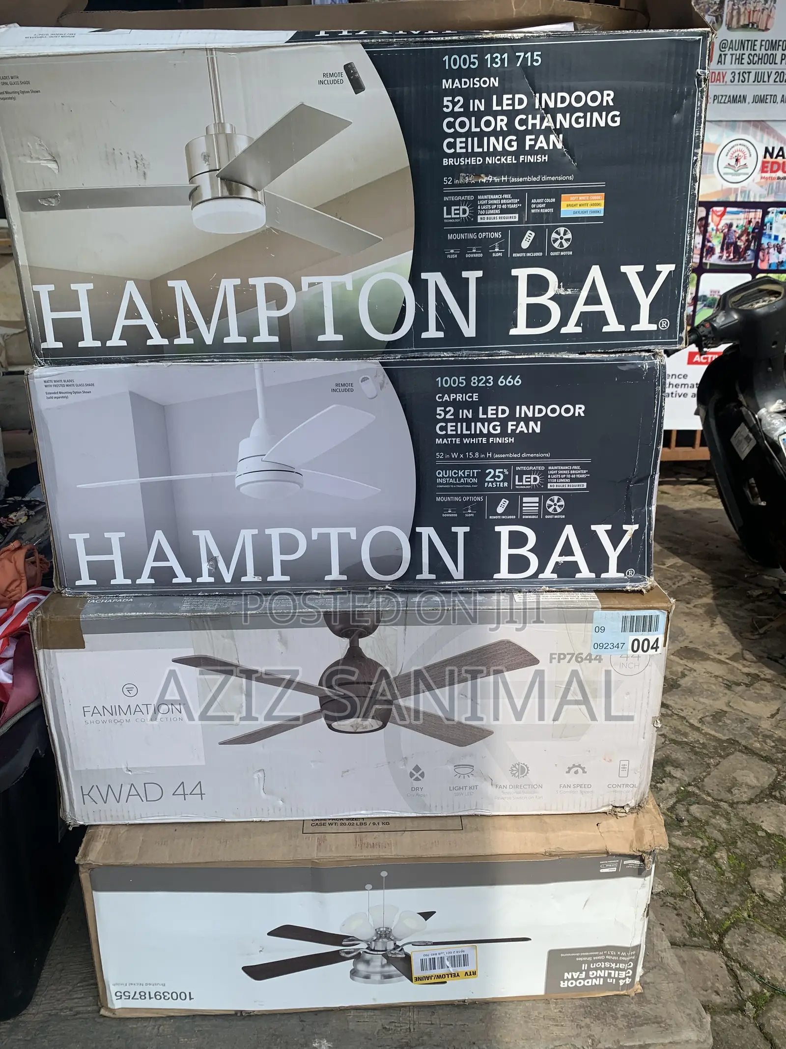 US Ceiling Fan With Light