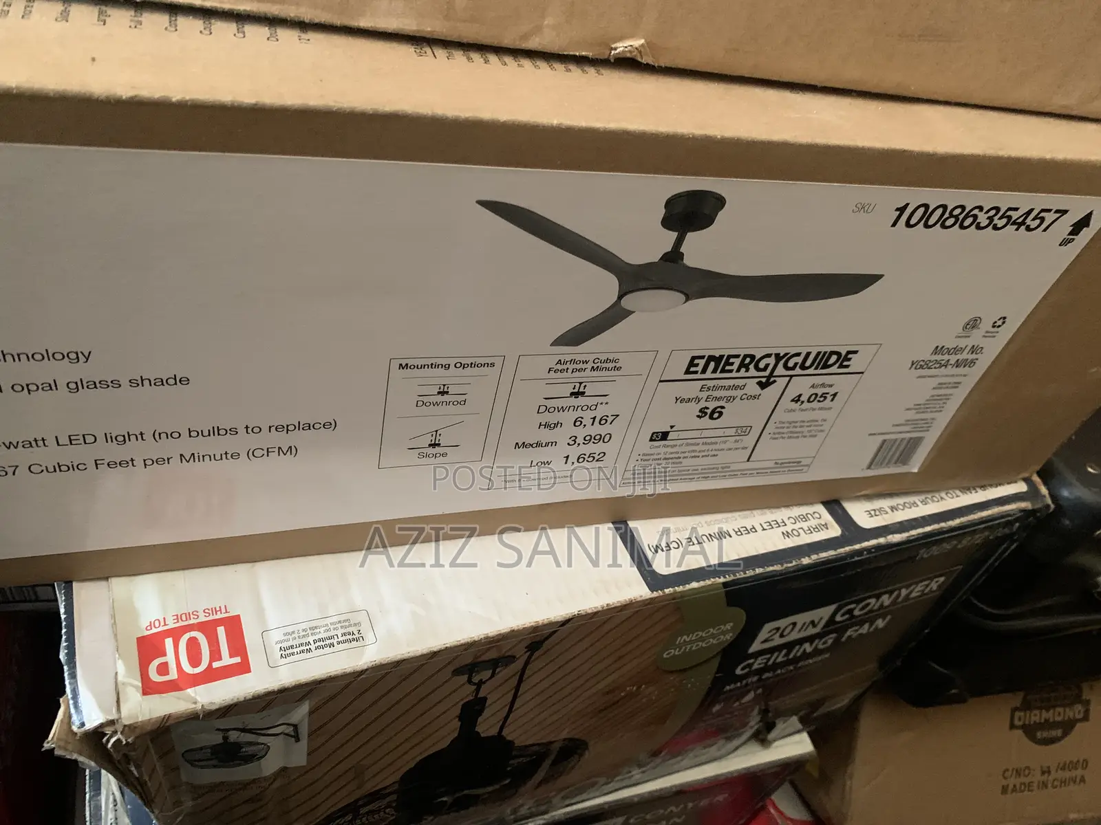 US Ceiling Fan With Light
