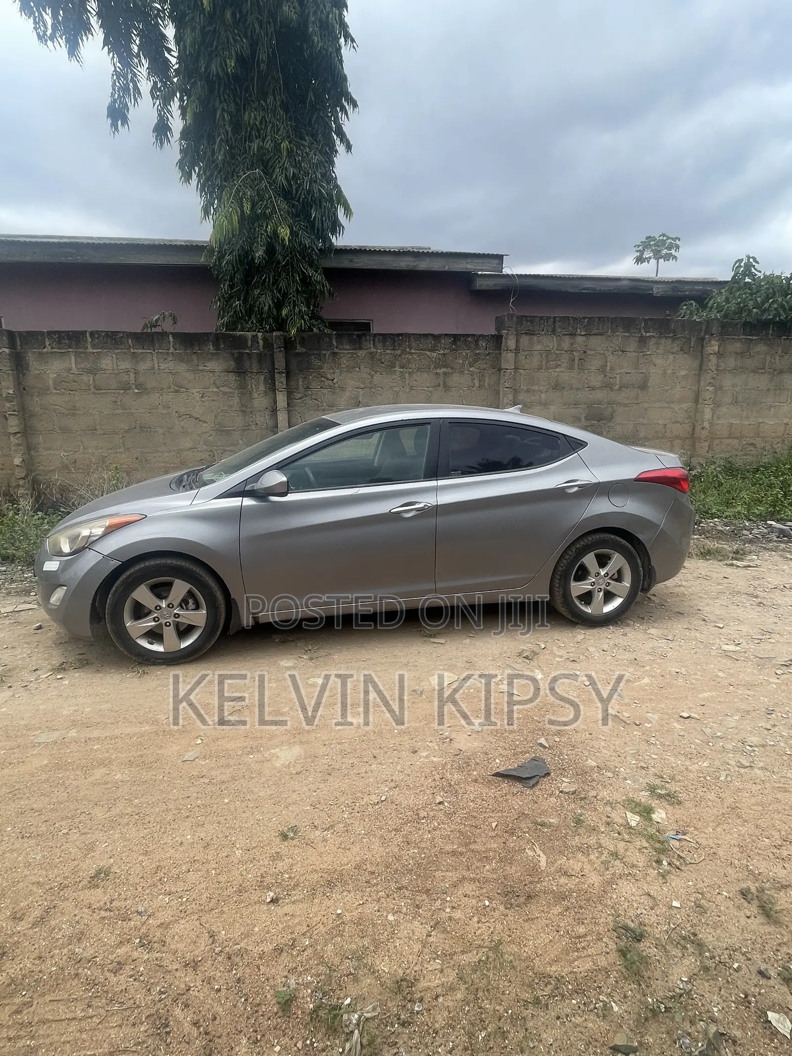Hyundai Elantra GLS 2012 Gray