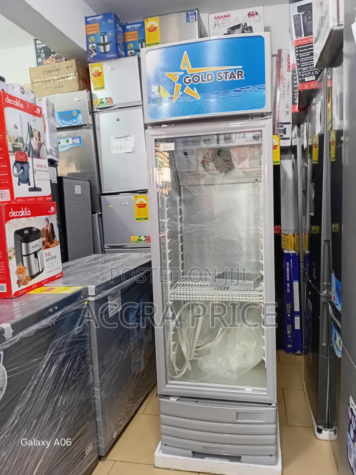 Gold Star Glass Door Display Fridge GSSC-229L – Reliable 229L