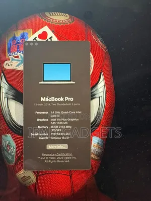 Laptop Apple MacBook Pro 2019 16GB Intel Core i7 HDD 256GB