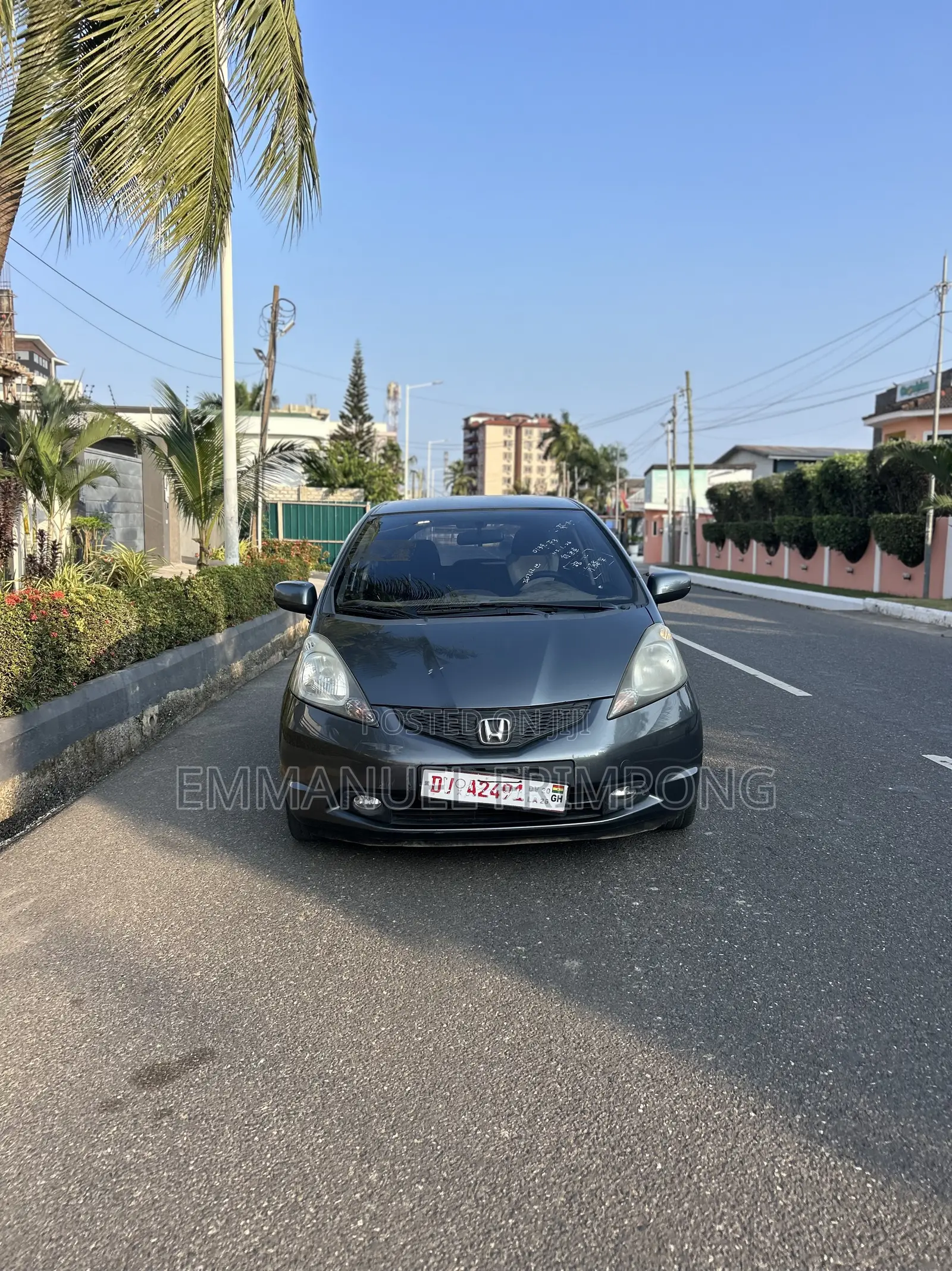 Honda Fit 5D Sport 2013 Gray