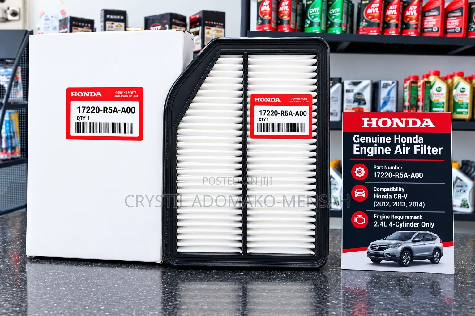 Genuine OEM Honda CR-V Air Filter 17220-R5a-A00 (2012 - 2014)