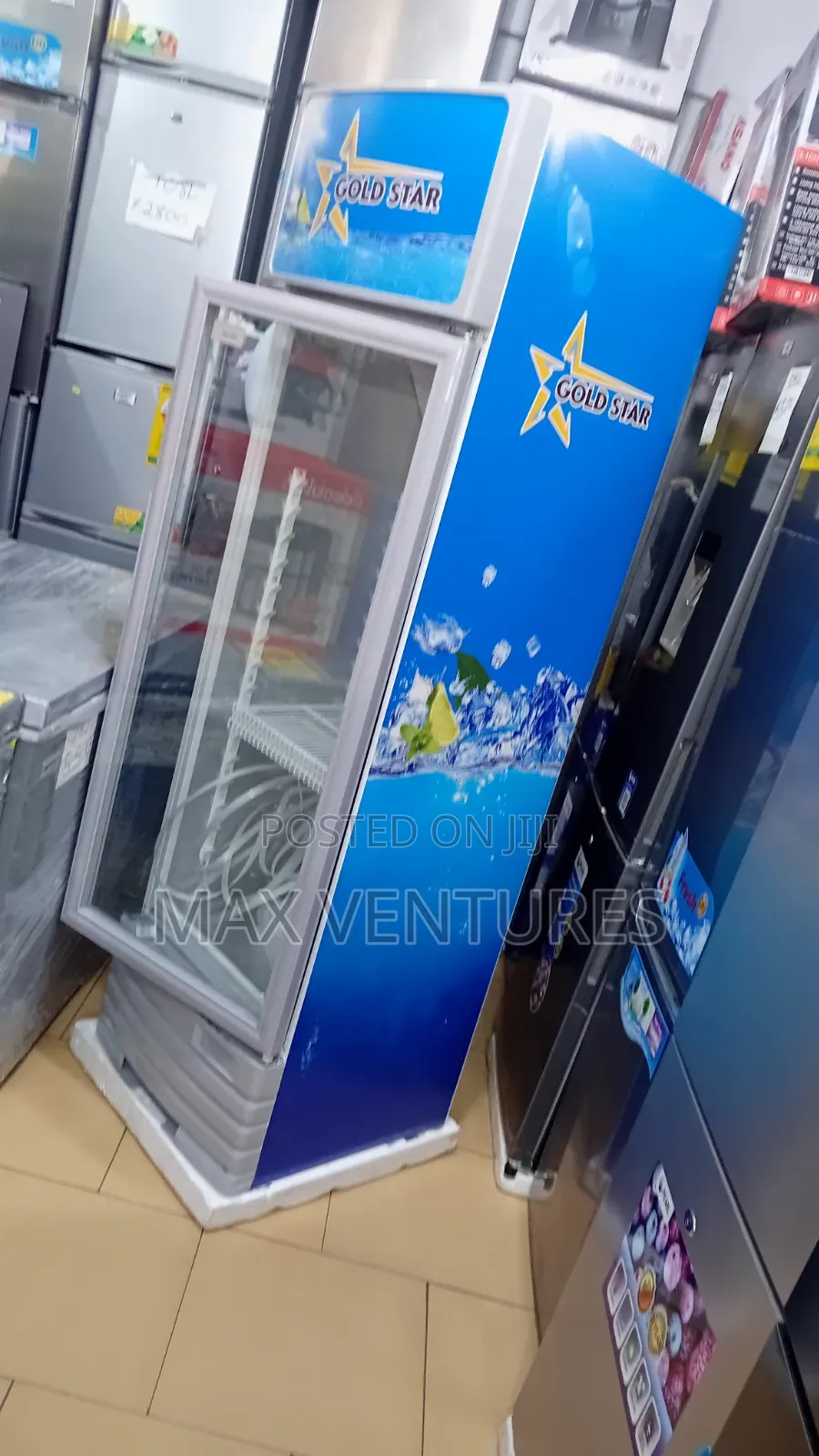 Large 229L Display Fridge Gold Star – Great for Businesses