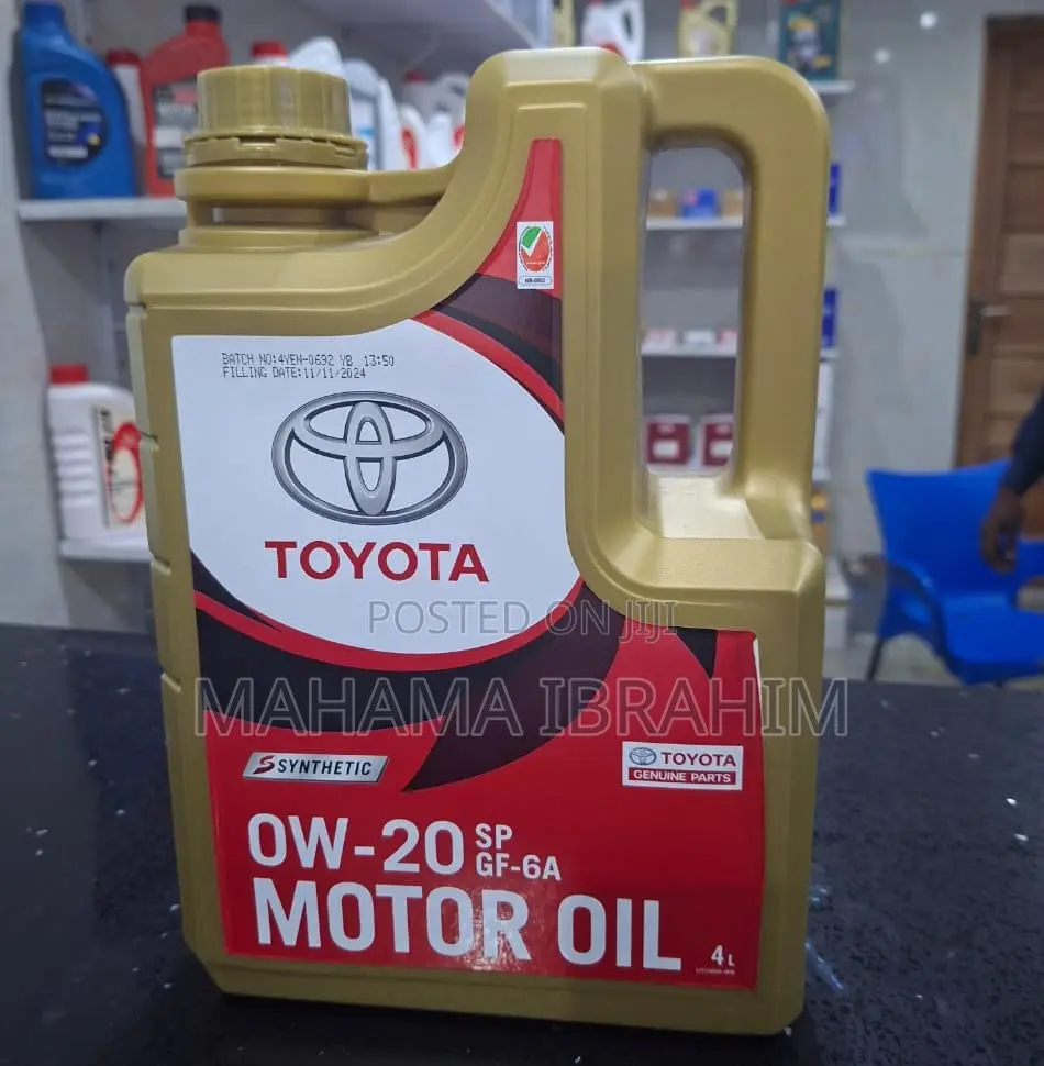 Toyota Engine Oil– 0w-20