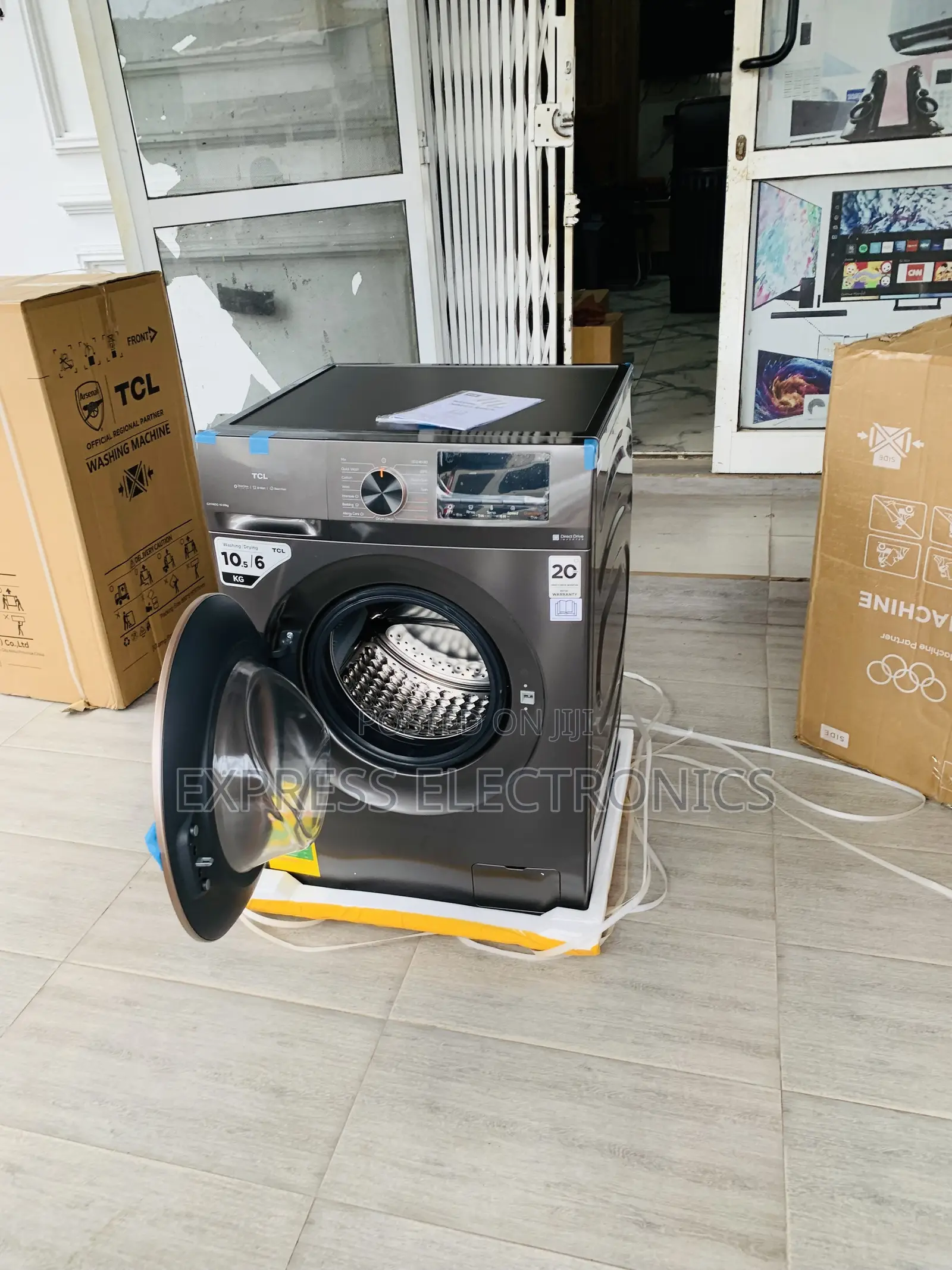 TCL 10.5kg/6kg Add Garment,Heat Sterilization,16 Programs [C211WDG]