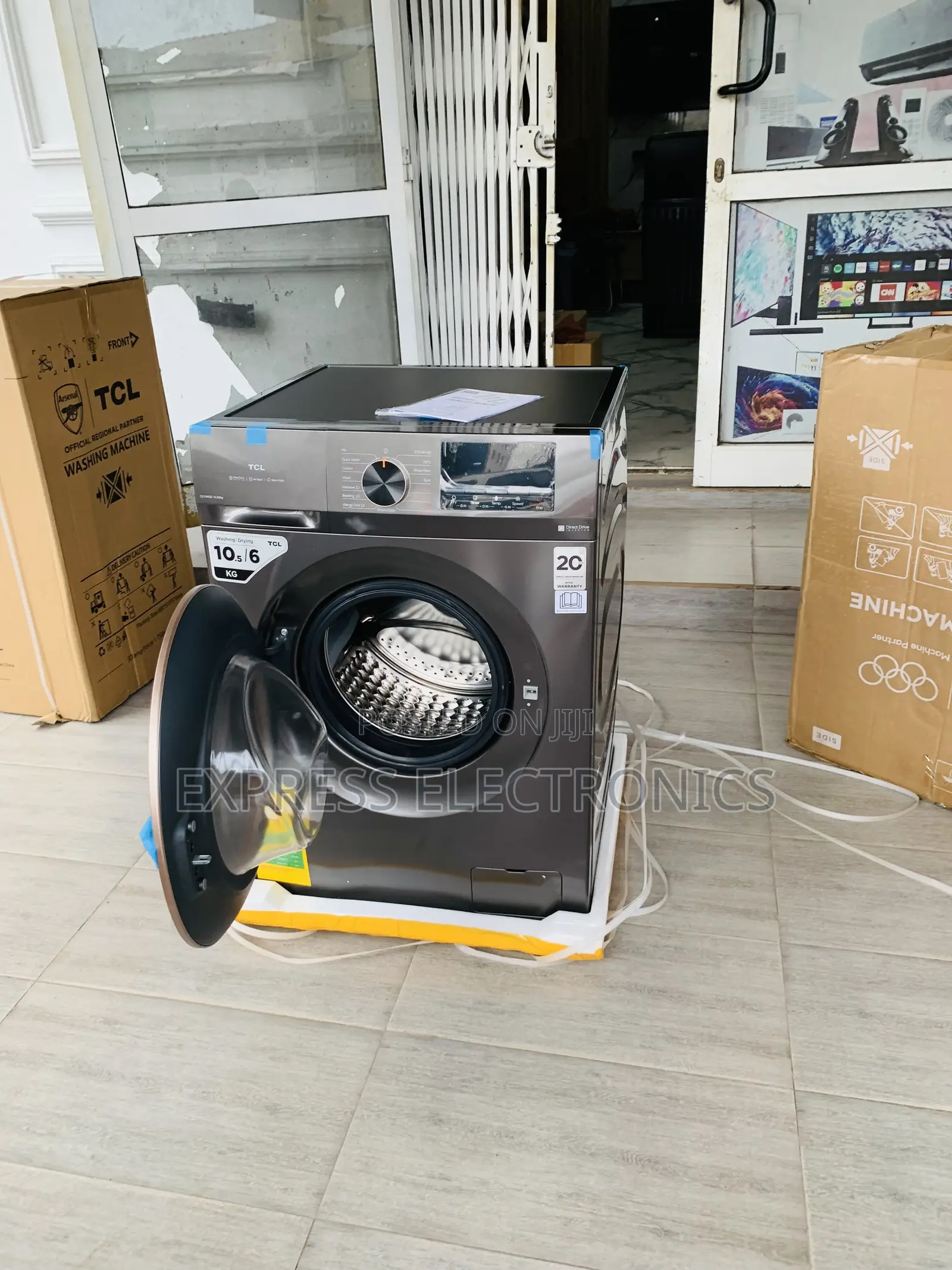 TCL 10.5kg/6kg Add Garment,Heat Sterilization,16 Programs [C211WDG]