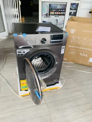 Best Buy TCL 10.5kg/6kg DD Inverter Washer Dryer1200 Rpm,Dark Grey,]