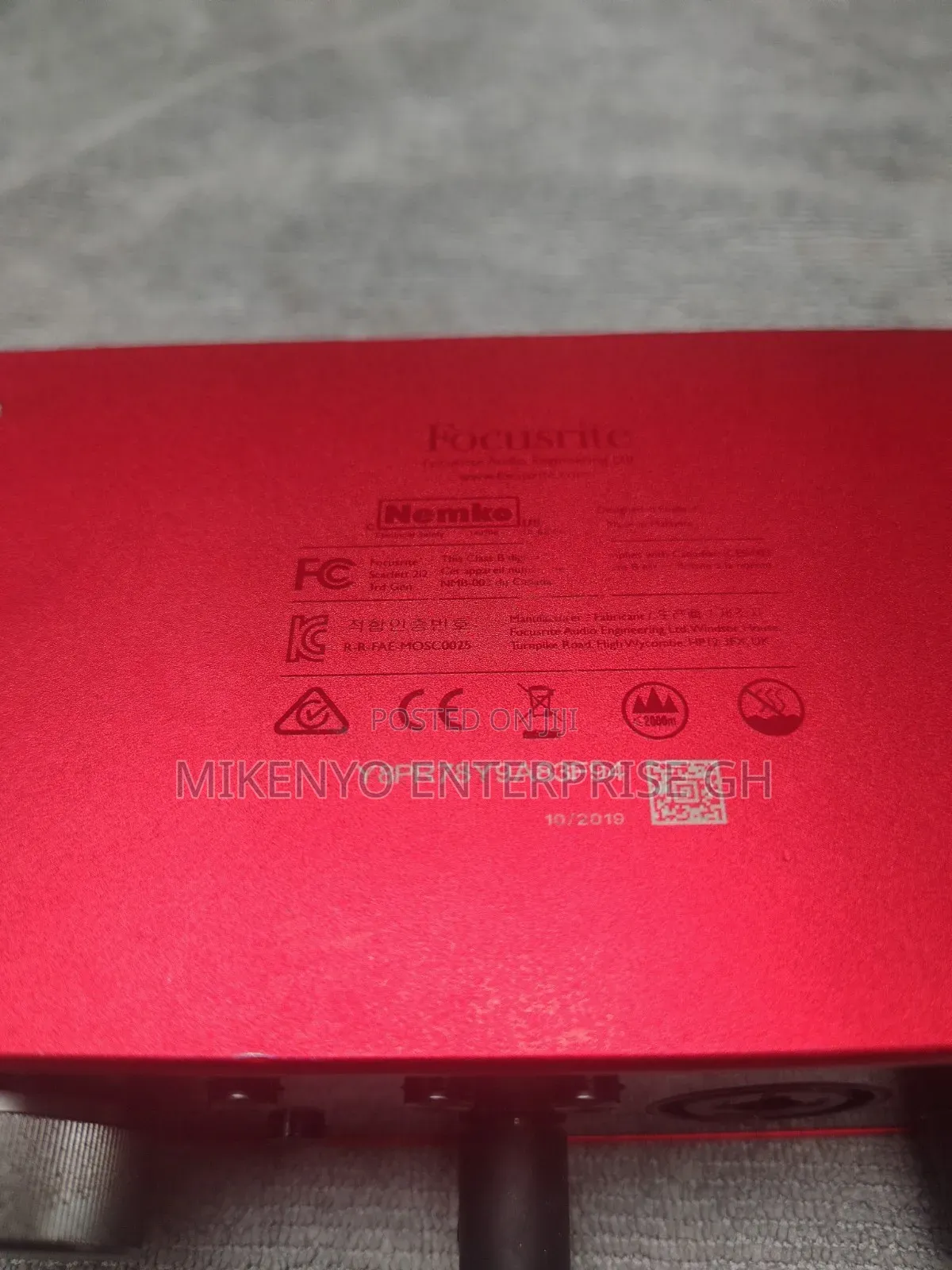 Focusrite Scarlett 2i2 3rd Gen.