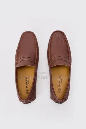 Boohoo MAN UK - Men Loafers - Brown / Men Casual Shoes