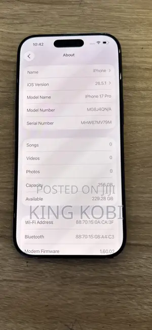 Apple iPhone 17 Pro 256 GB Blue