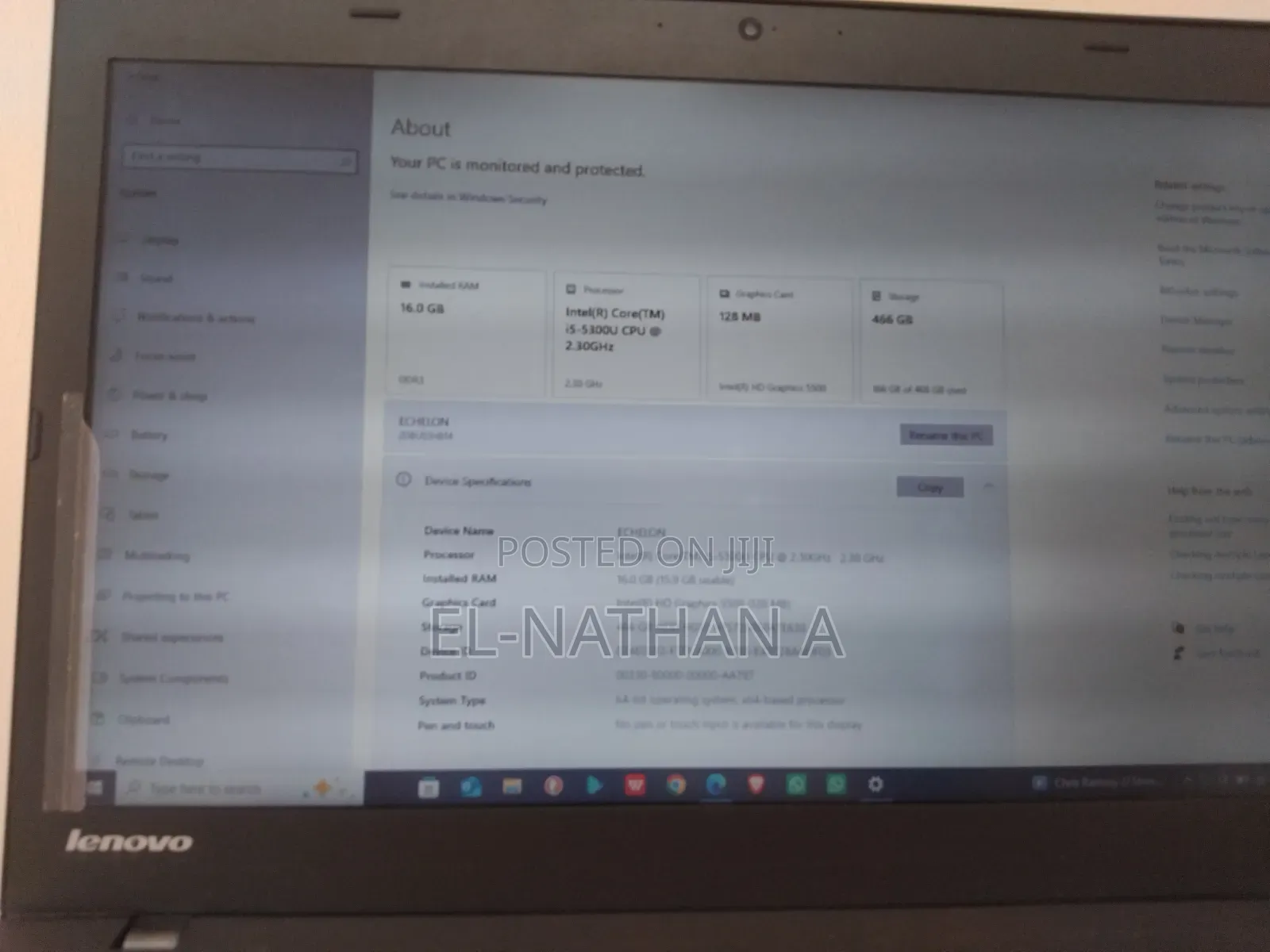 Laptop Lenovo ThinkPad X1 Carbon 16GB Intel Core i5 HDD+SSD 500GB