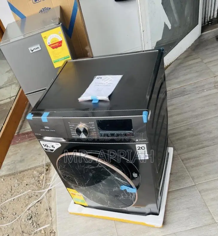 Classic Design TCL 10.5kg Front Load Washing Machine(Gray)Dryer