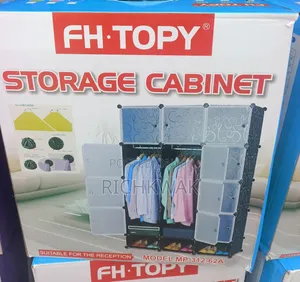 12 Cubes Plastic Wardrobe With Shoe Storage