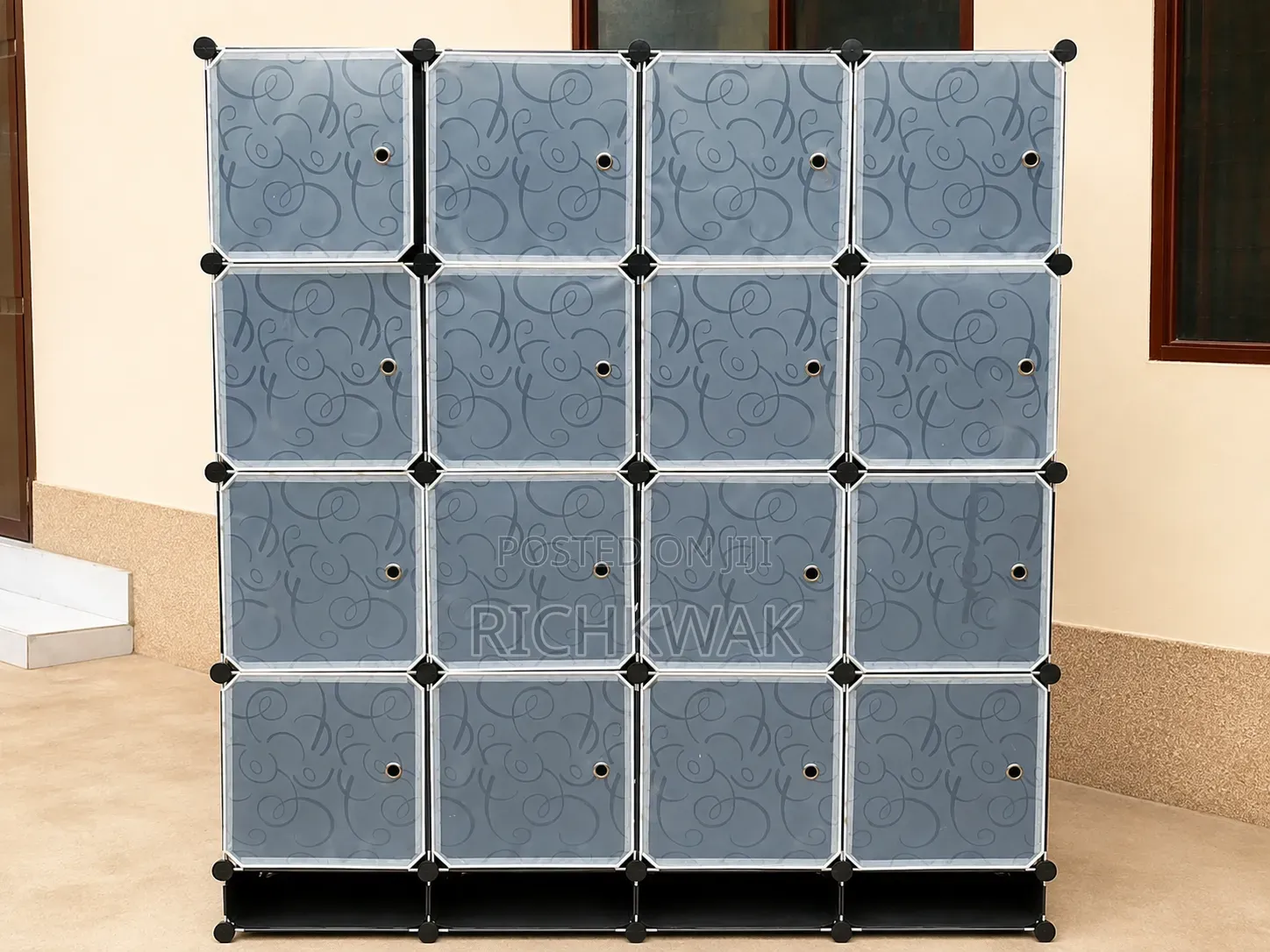 16 Cubes Plastic Wardrobe With Shoe Storage
