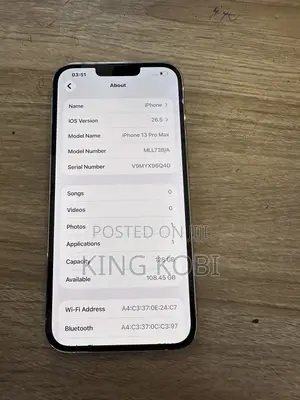 Apple iPhone 13 Pro Max 128 GB White