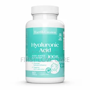 Hyaluronic Acid 100 Mg + Vitamin E – Deep Skin Hydration, Elasticity