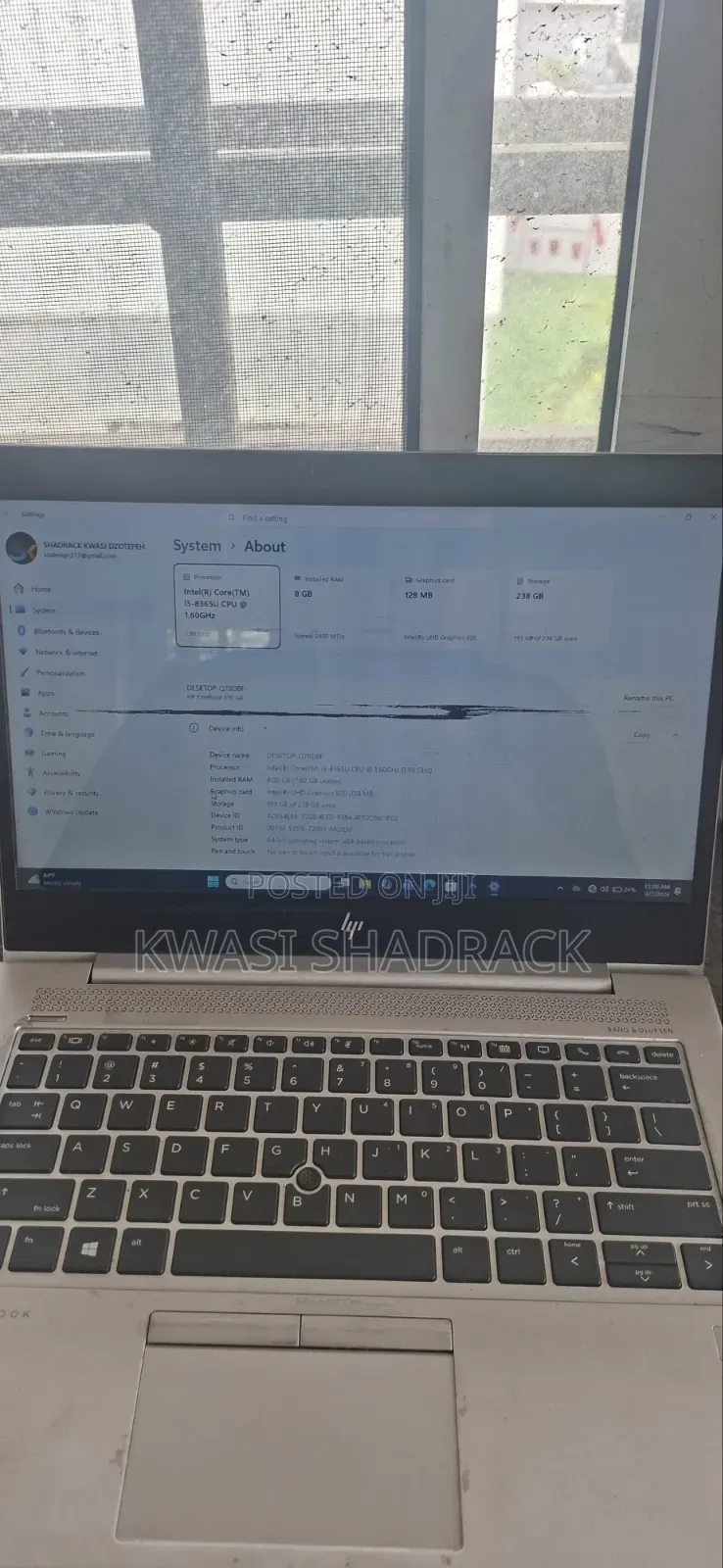 Laptop HP EliteBook 830 G6 8GB Intel Core i5 SSD 256GB