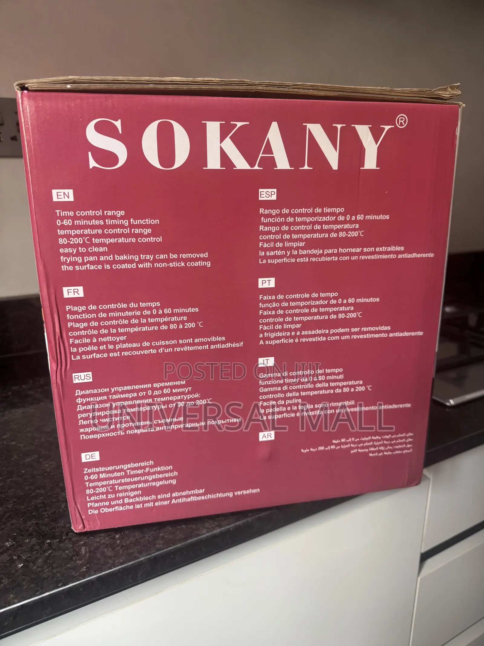 Sokany 6L Air Fryer