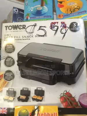 3-in-1 Tower Deep Fill Snack Maker