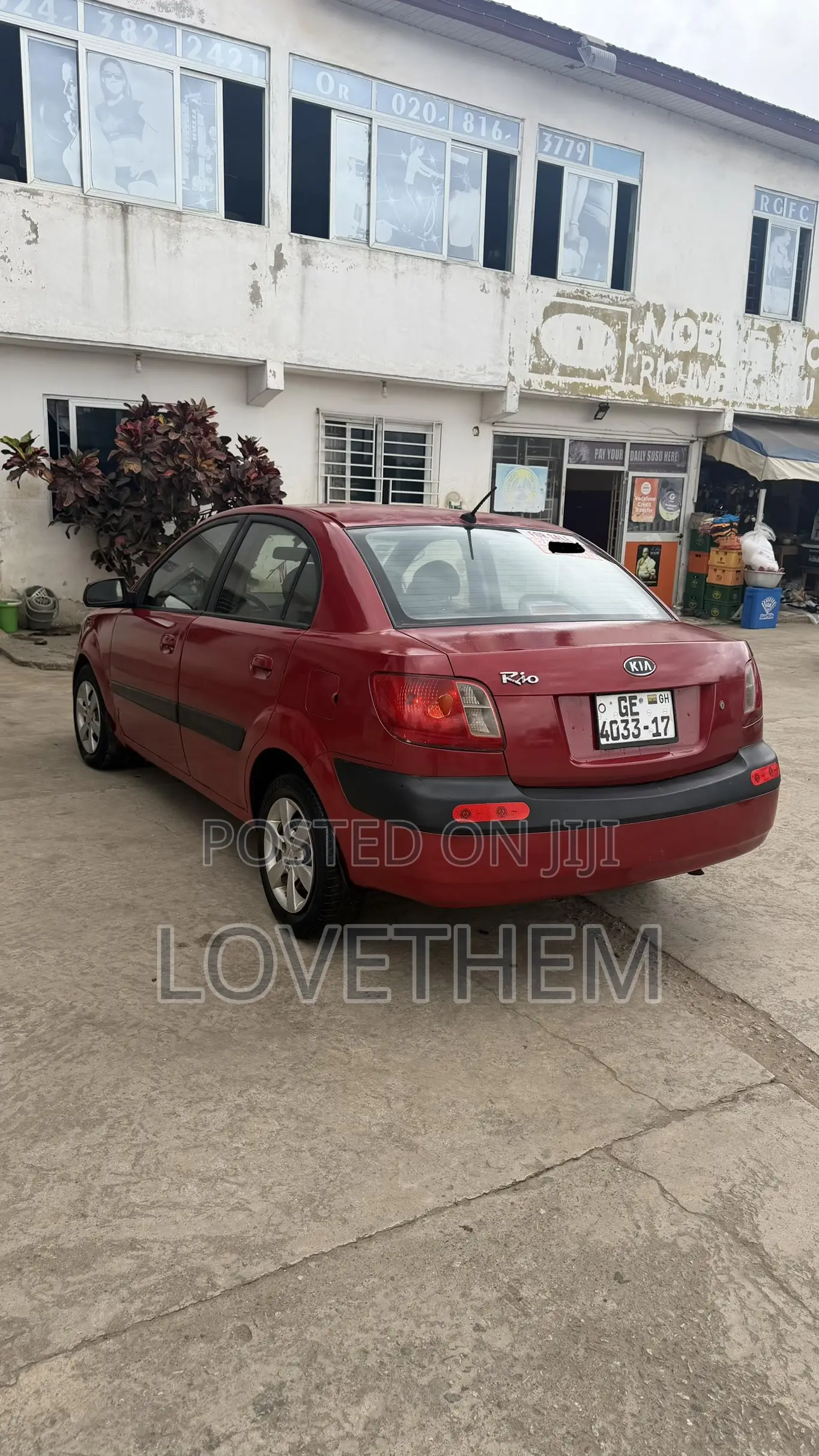 Kia Rio 2010 Red