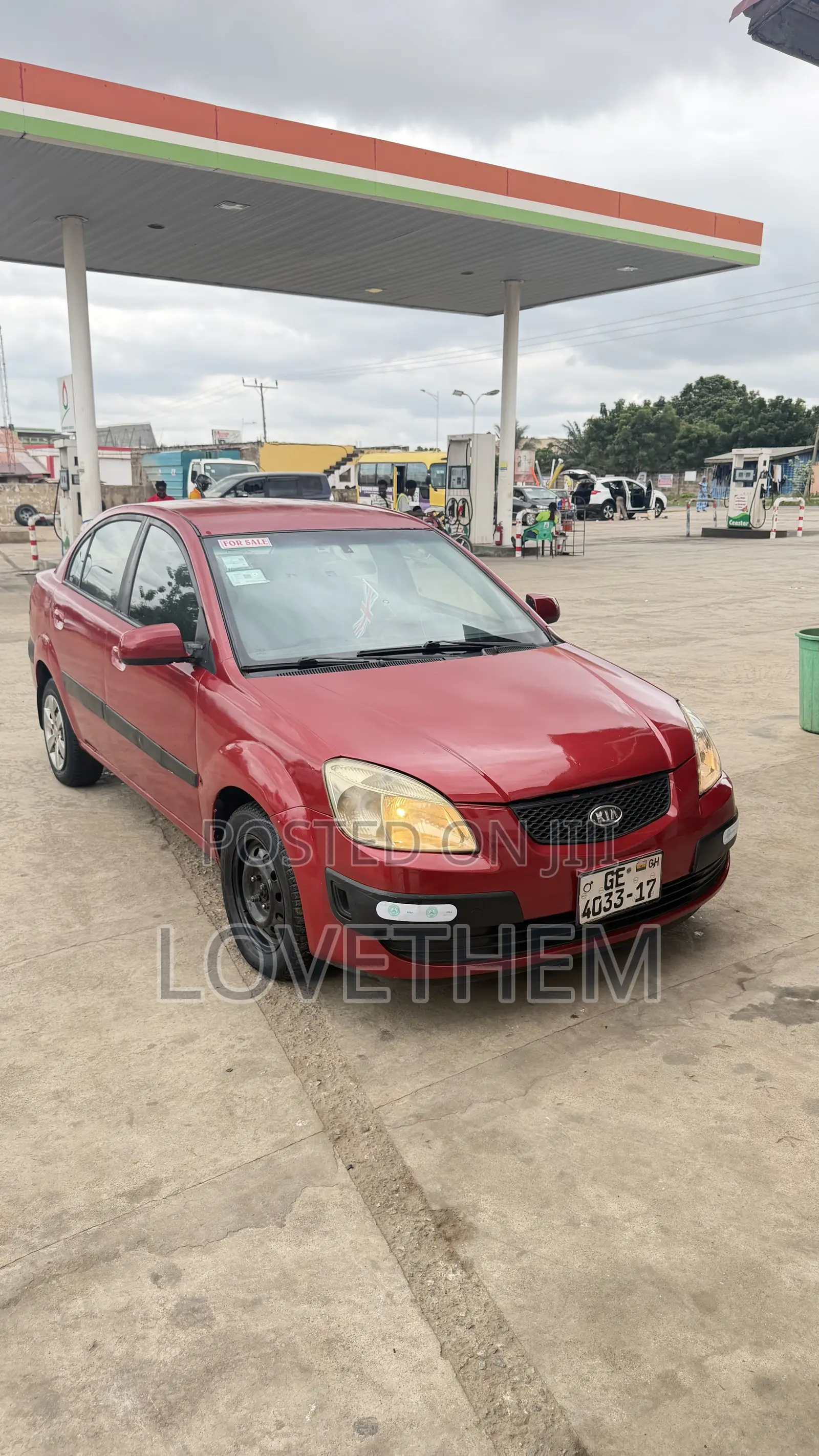 Kia Rio 2010 Red