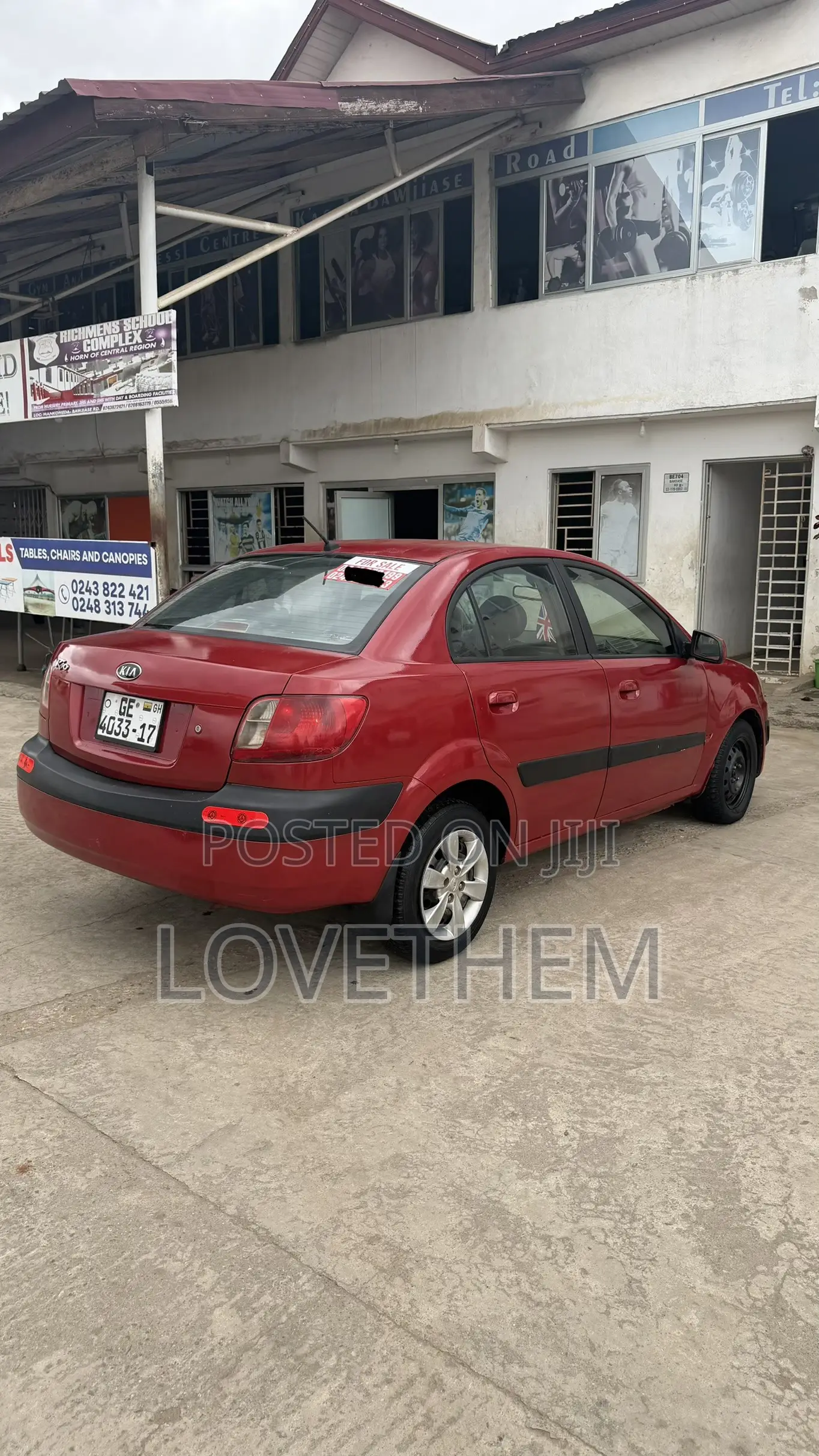 Kia Rio 2010 Red