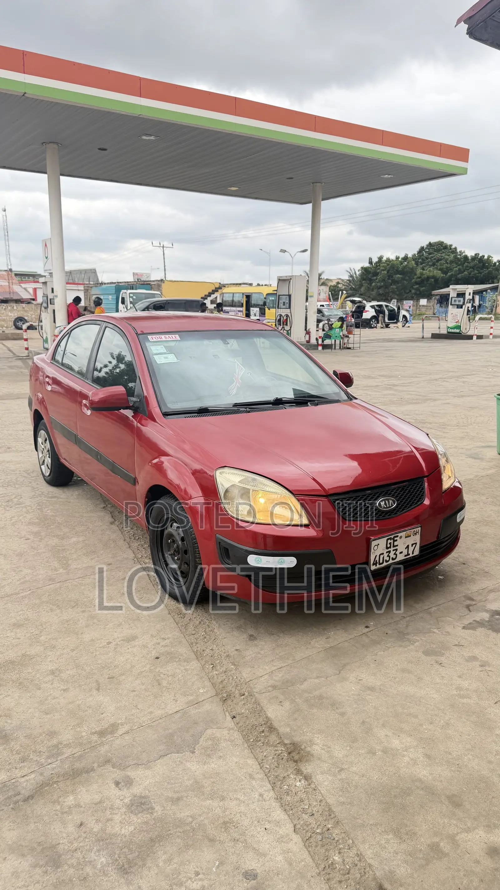 Kia Rio 2010 Red