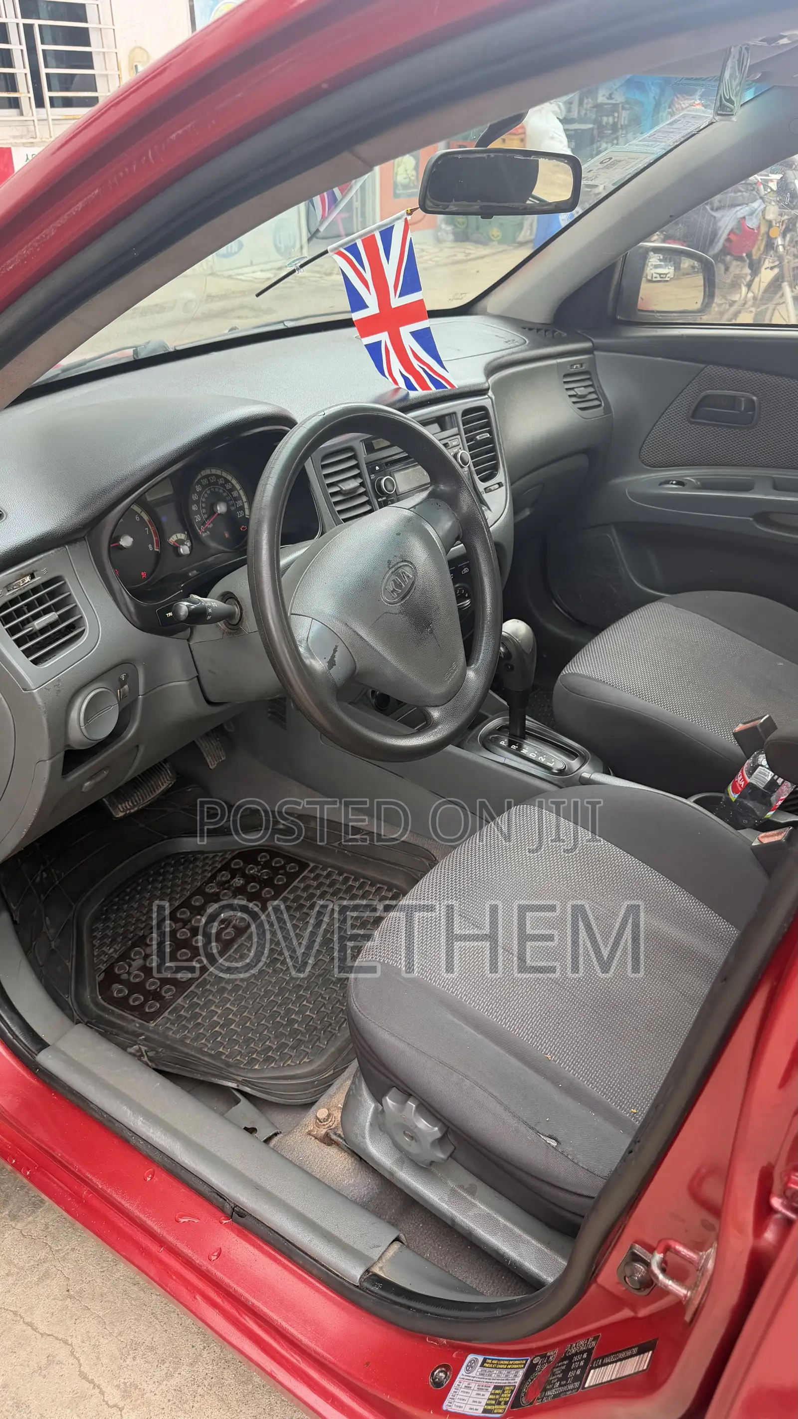Kia Rio 2010 Red