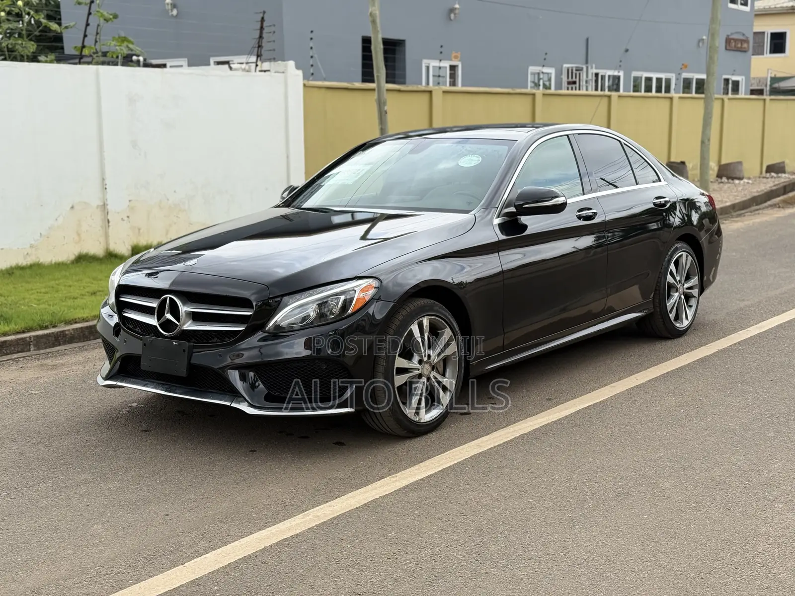 Mercedes-Benz C300 Sport 4dr AWD 4Matic Sedan (2.0L 4cyl 7A) 2015 Black