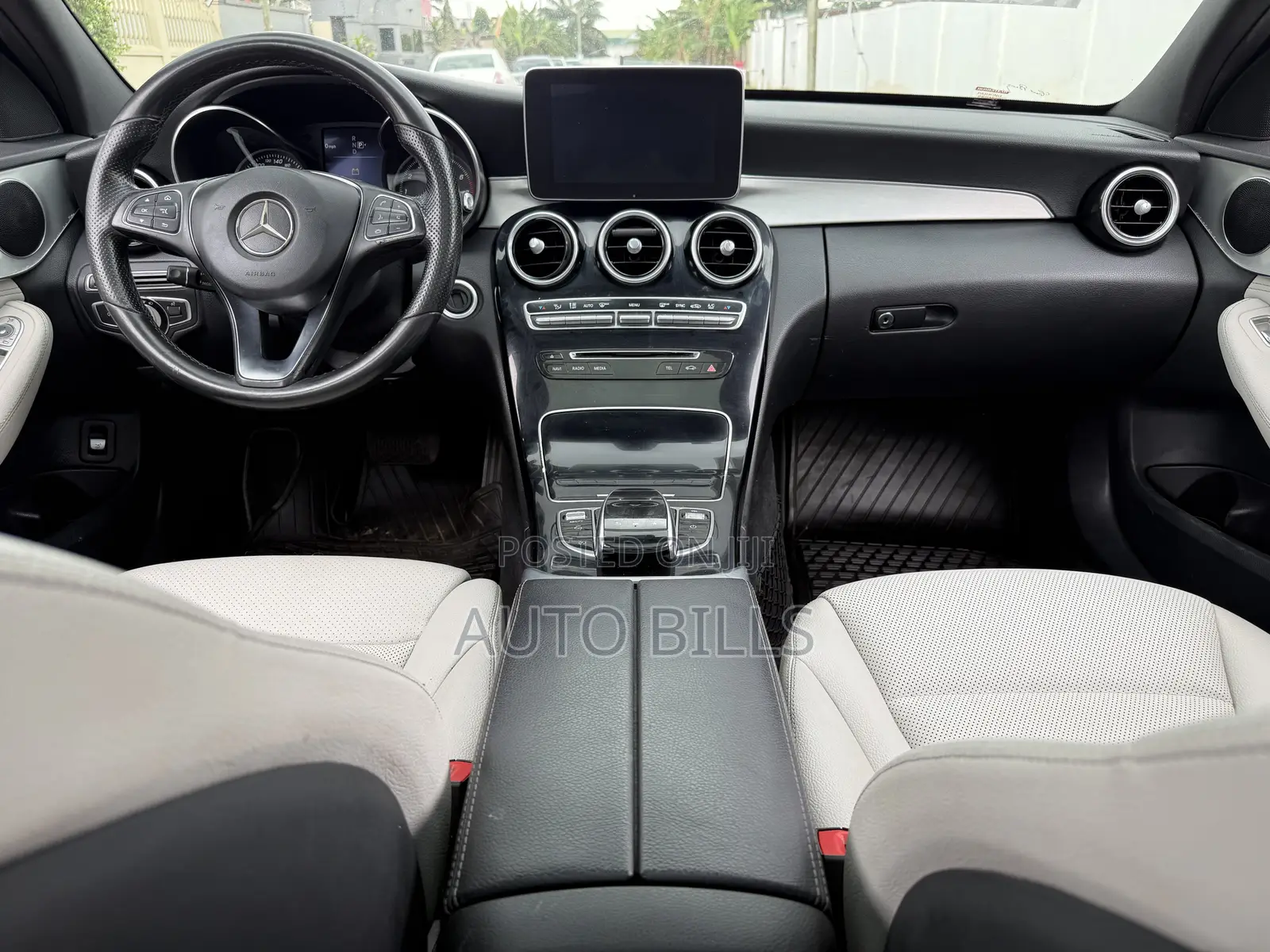 Mercedes-Benz C300 Sport 4dr AWD 4Matic Sedan (2.0L 4cyl 7A) 2015 Black