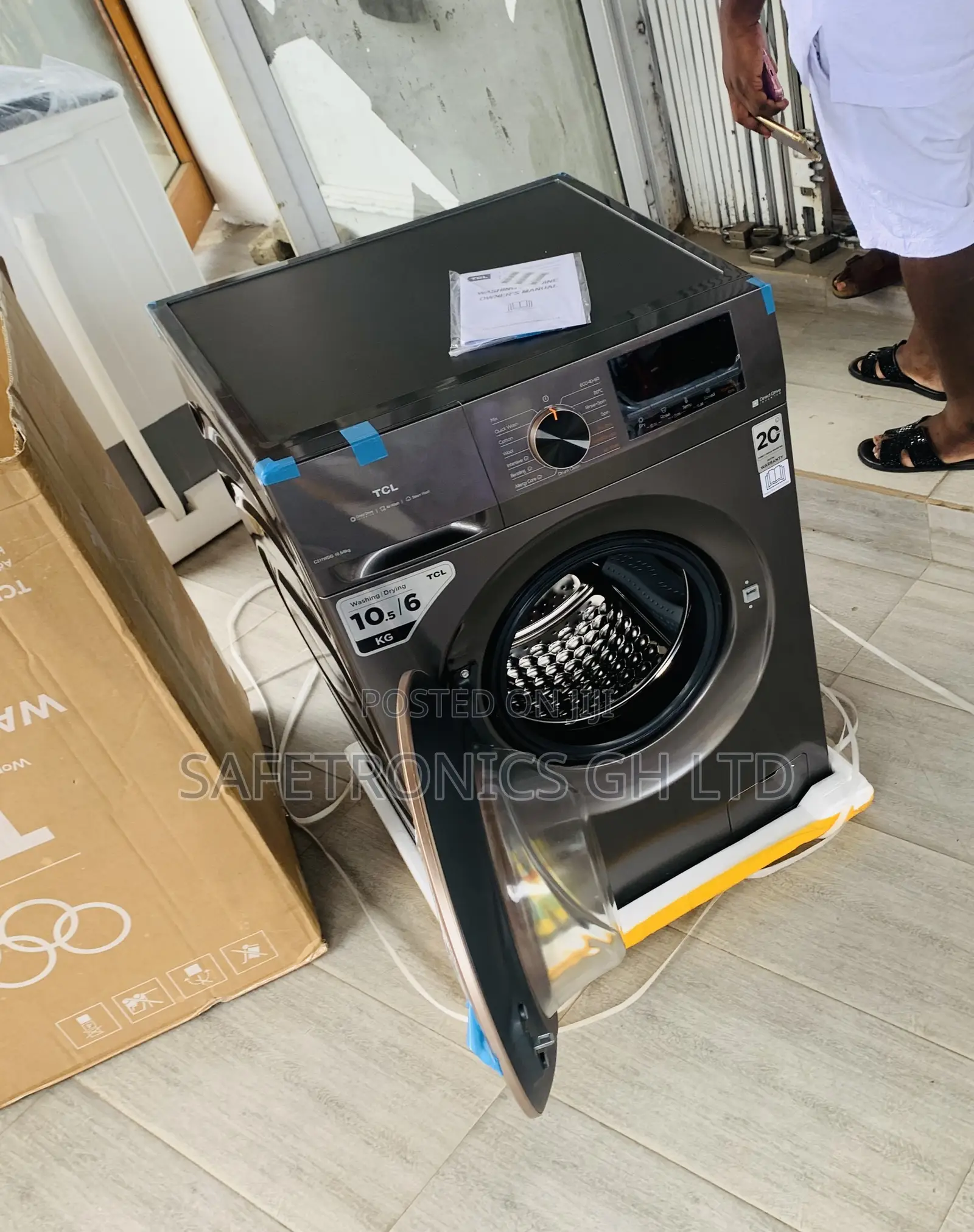 Choose New TCL Washer 10.5Kg Dryer 6Kgs Washing Machine