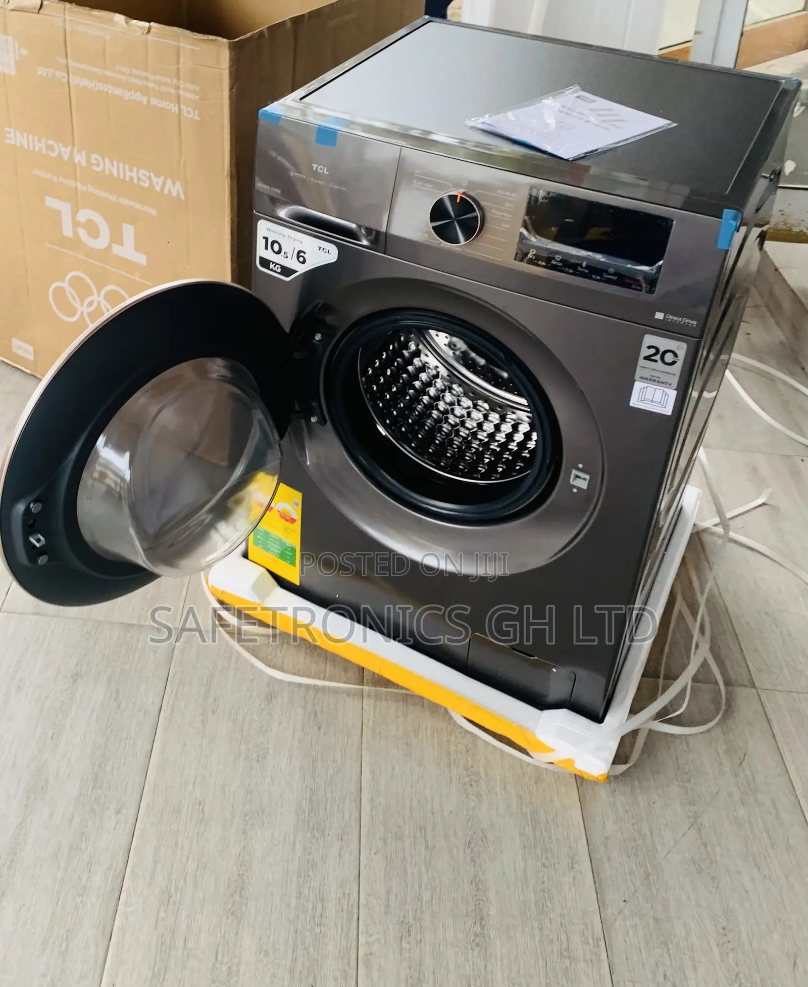 Long Reliable TCL Washer 10.5Kg Dryer 6Kgs Washing Machine