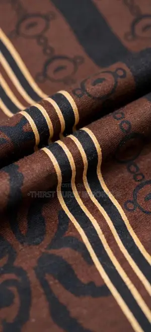 Original Phoenix Hitarget 6 Yards Brown Black Gold - 100% Cotton