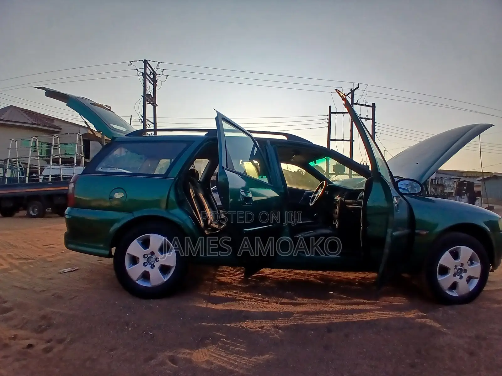 Opel Astra 2002 Green