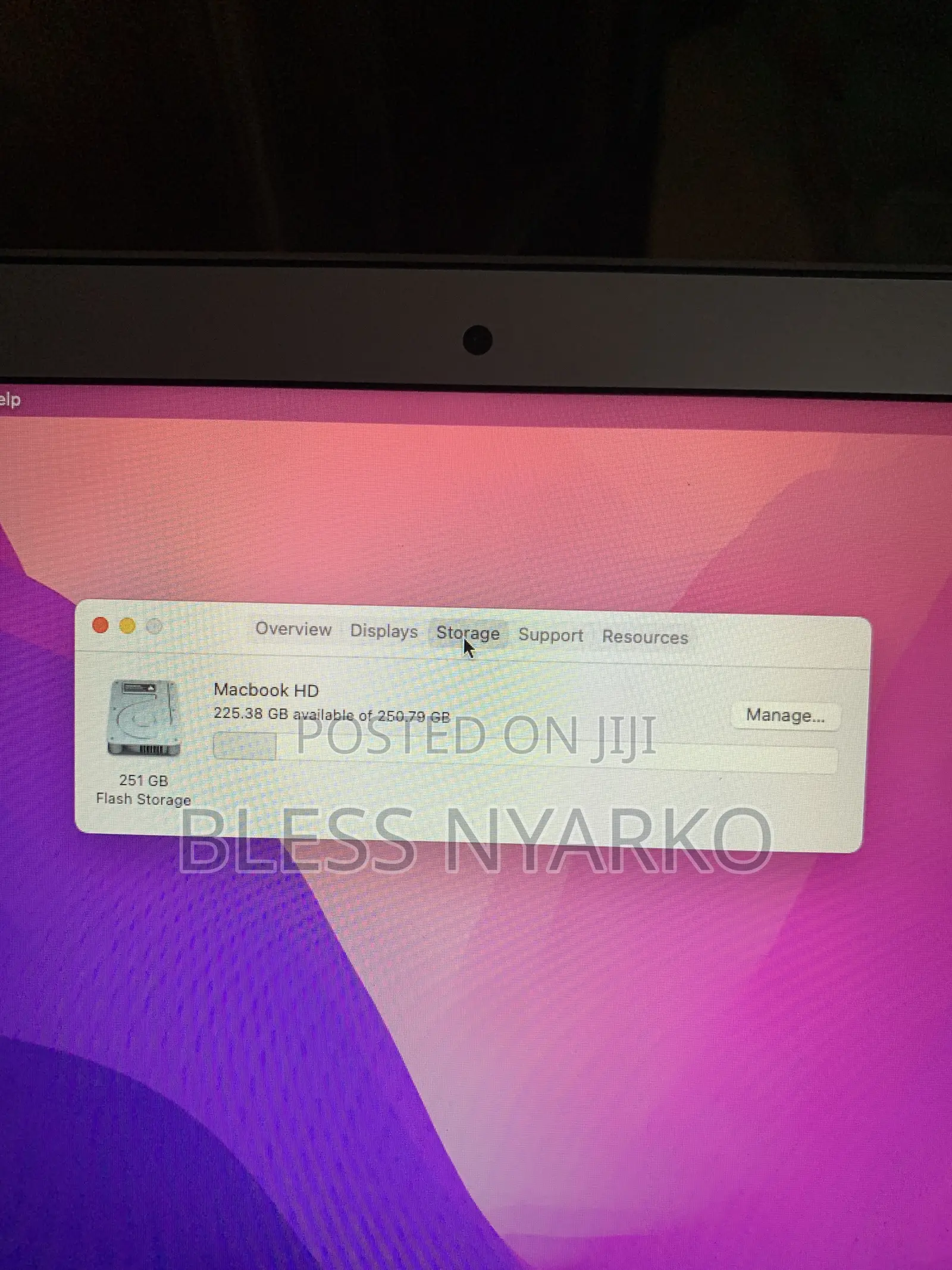 New Laptop Apple MacBook Air 8GB Intel Core i5 SSD 256GB
