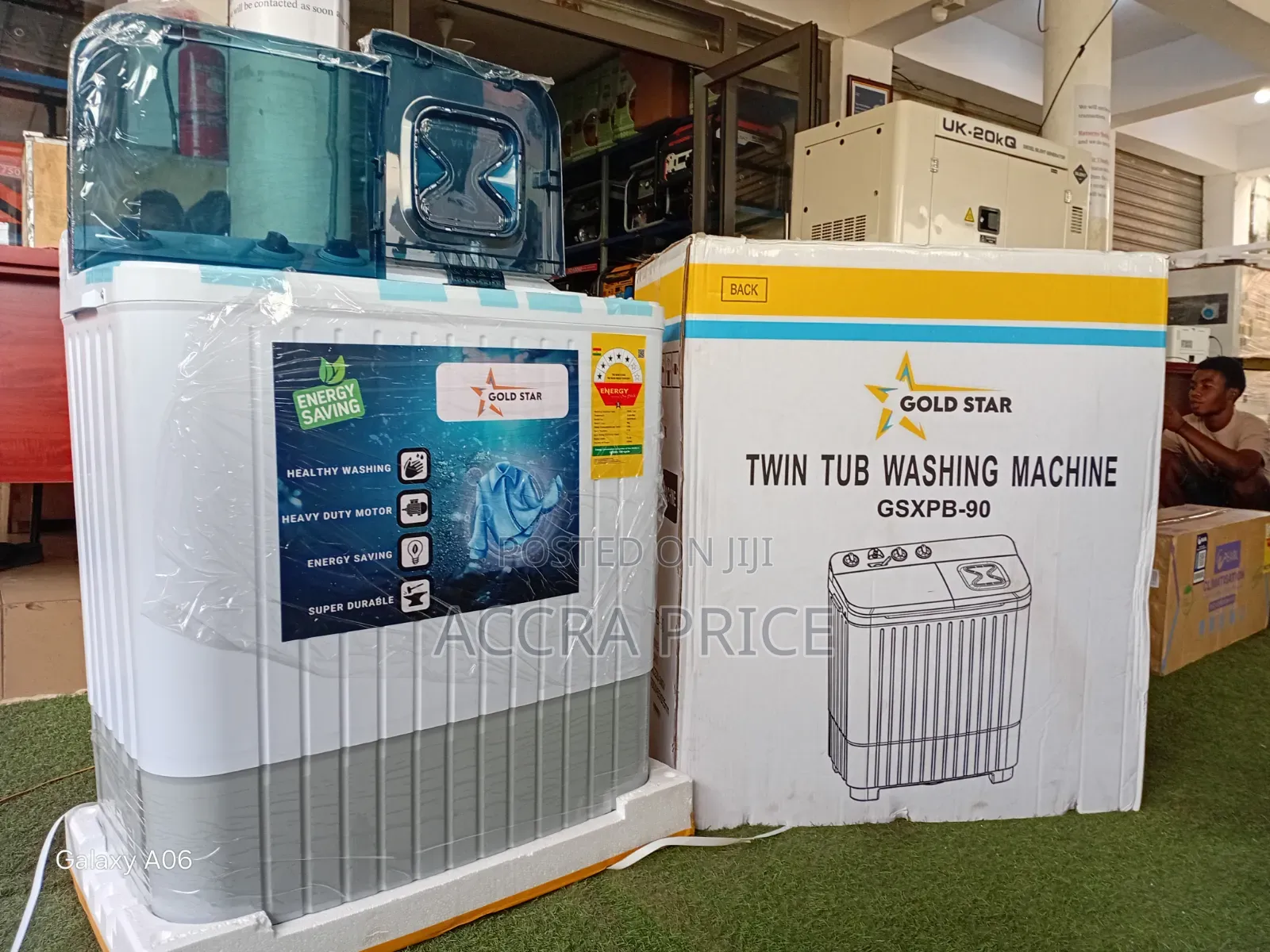 Gold Star GSXPB_90 Twin Tub Washing Machine – Powerful Efficient9kg