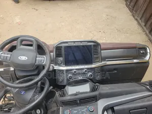 F150 Dashboard and Steering With Central With Touchscreen Infotainment