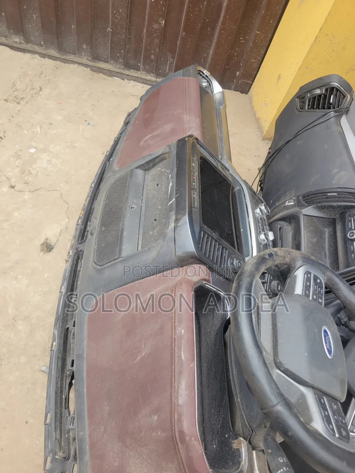 F150 Dashboard and Steering With Central With Touchscreen Infotainment