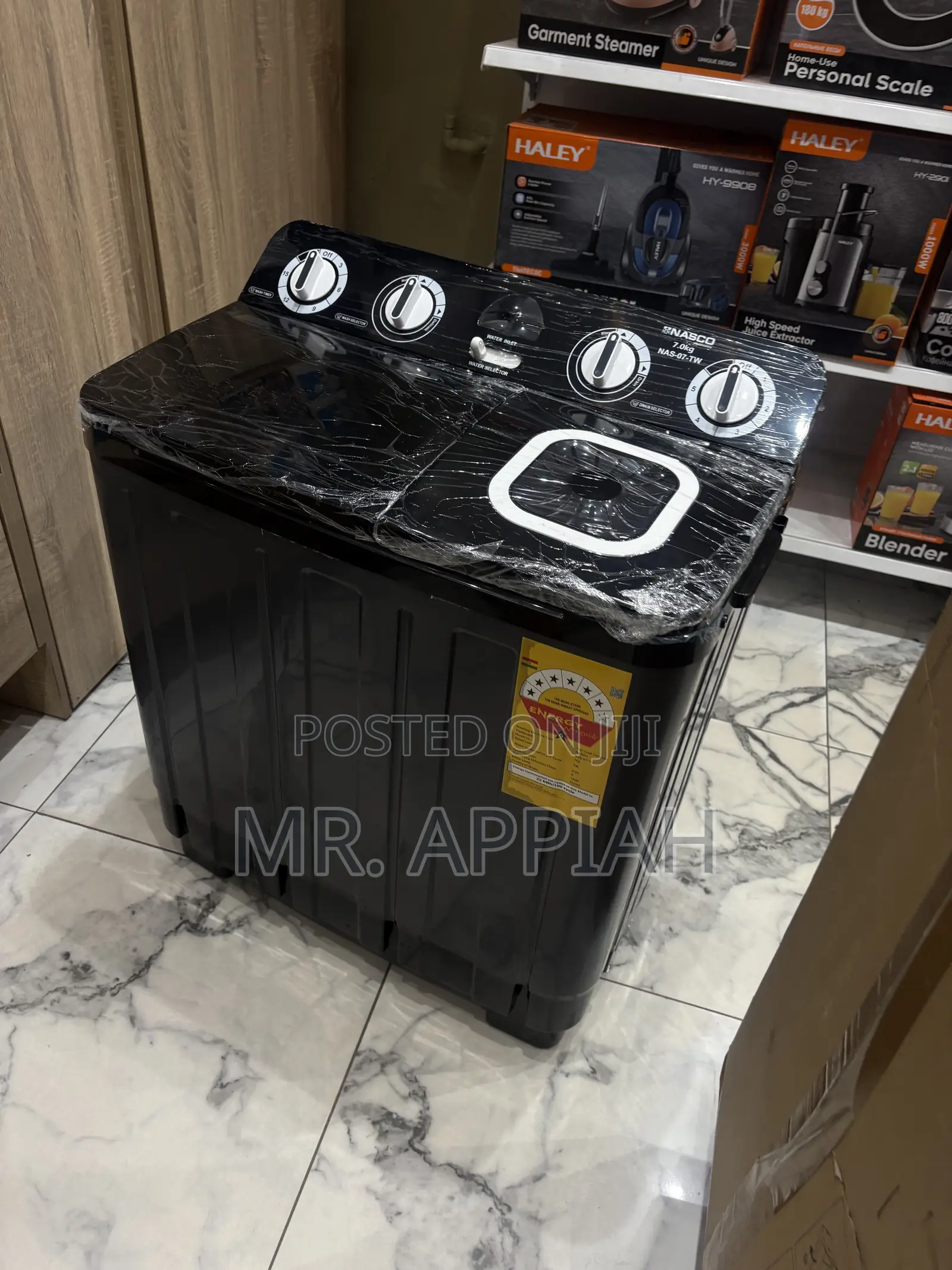 Get Premium Nasco 7kg Spin Dry Washing Machine(Semi-Auto)Dark Gray