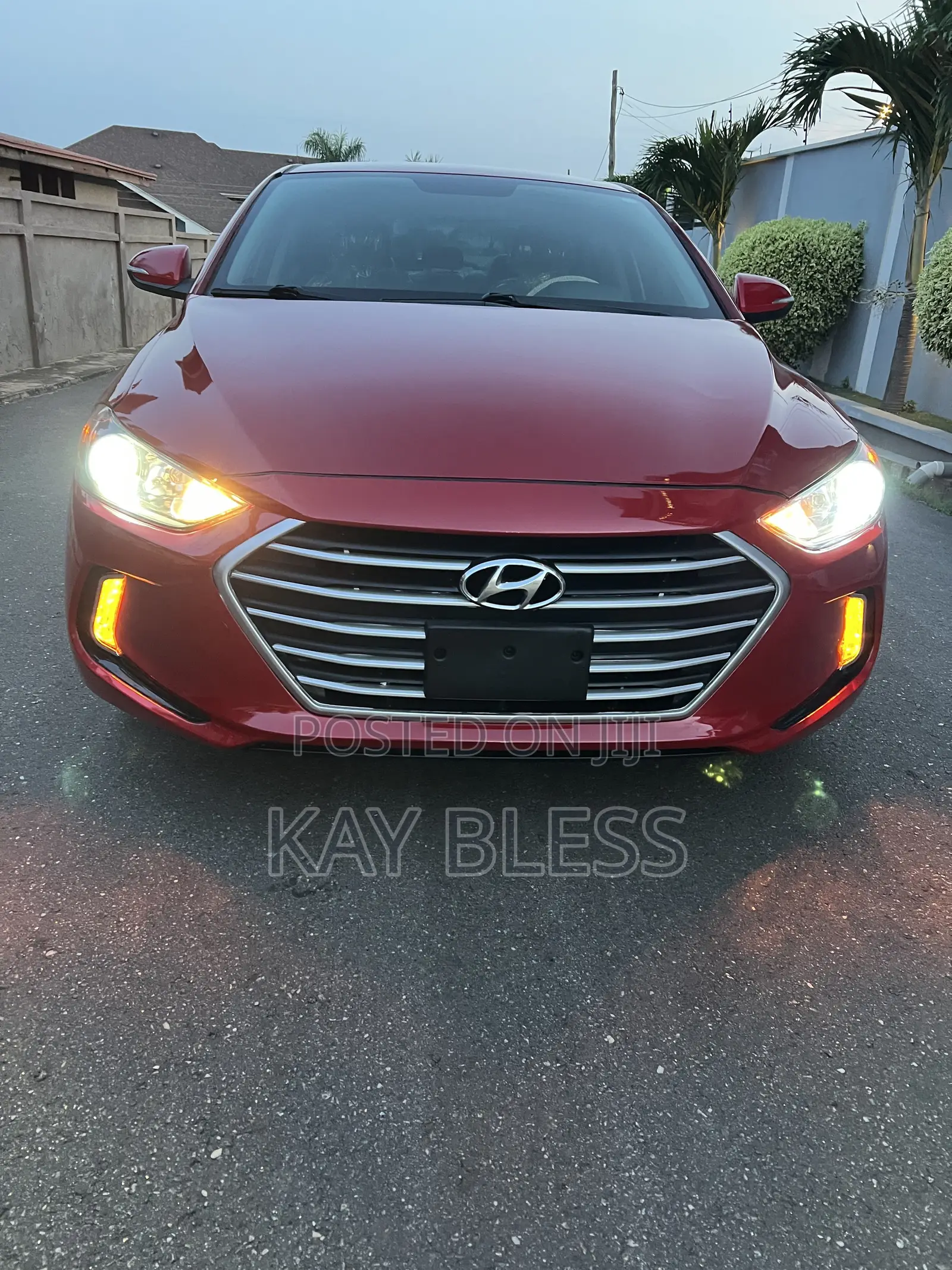Hyundai Elantra 2017 Red