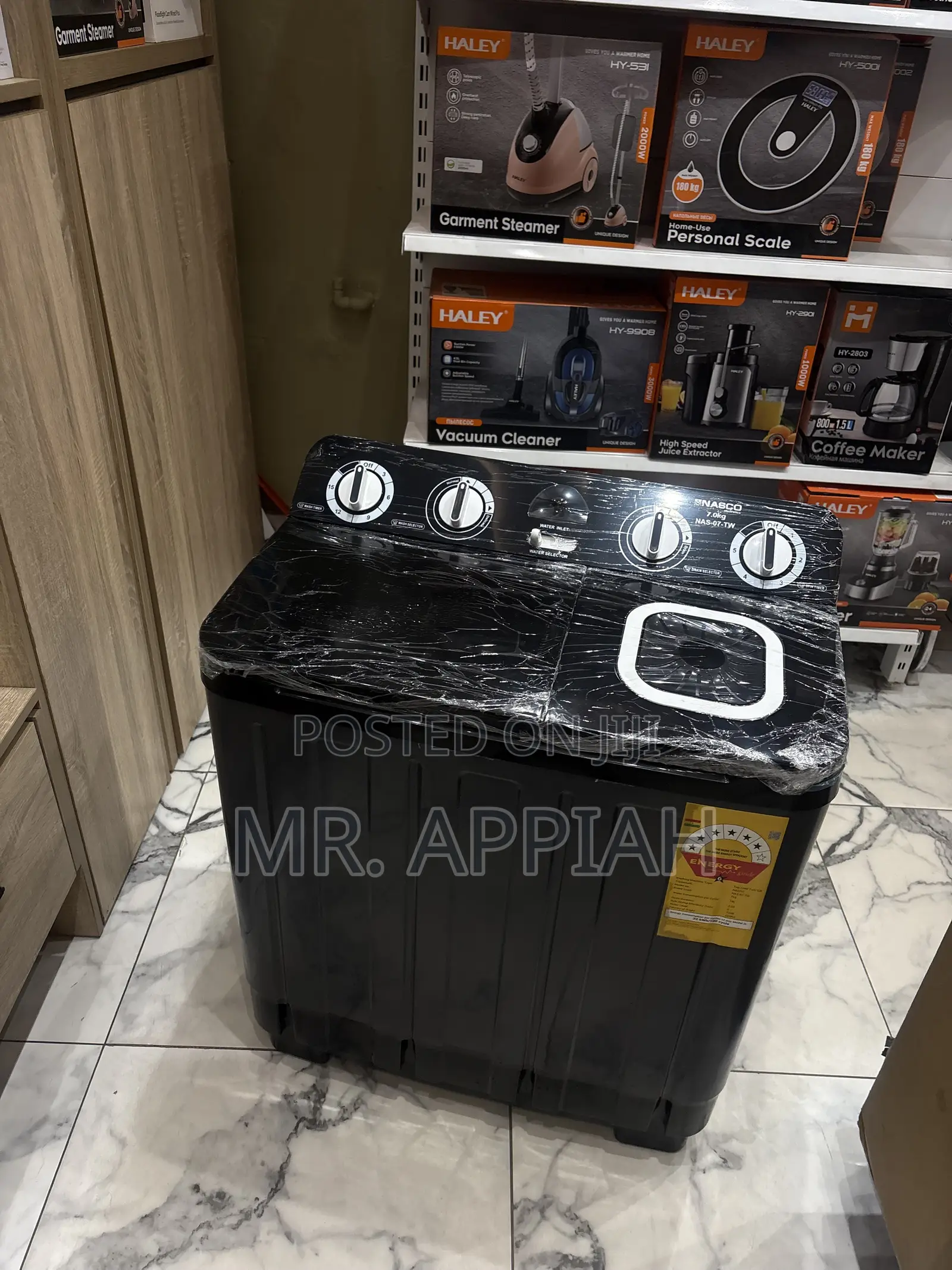 Super Unique Nasco 7kg Twin Tub Washing Machine(dark Gray)Semi-Auto
