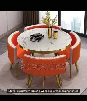 Modern Dining Table Set(4 Chairs)