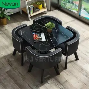 Modern Dining Table Set(4 Chairs)