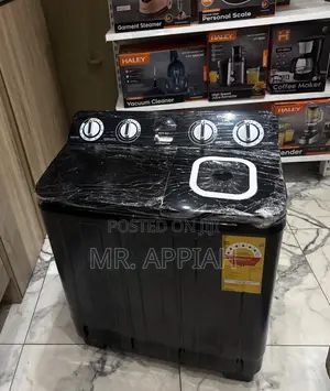 Super Affordable Nasco 7kg Semi-Automatic Washing Machine(dark Gray)